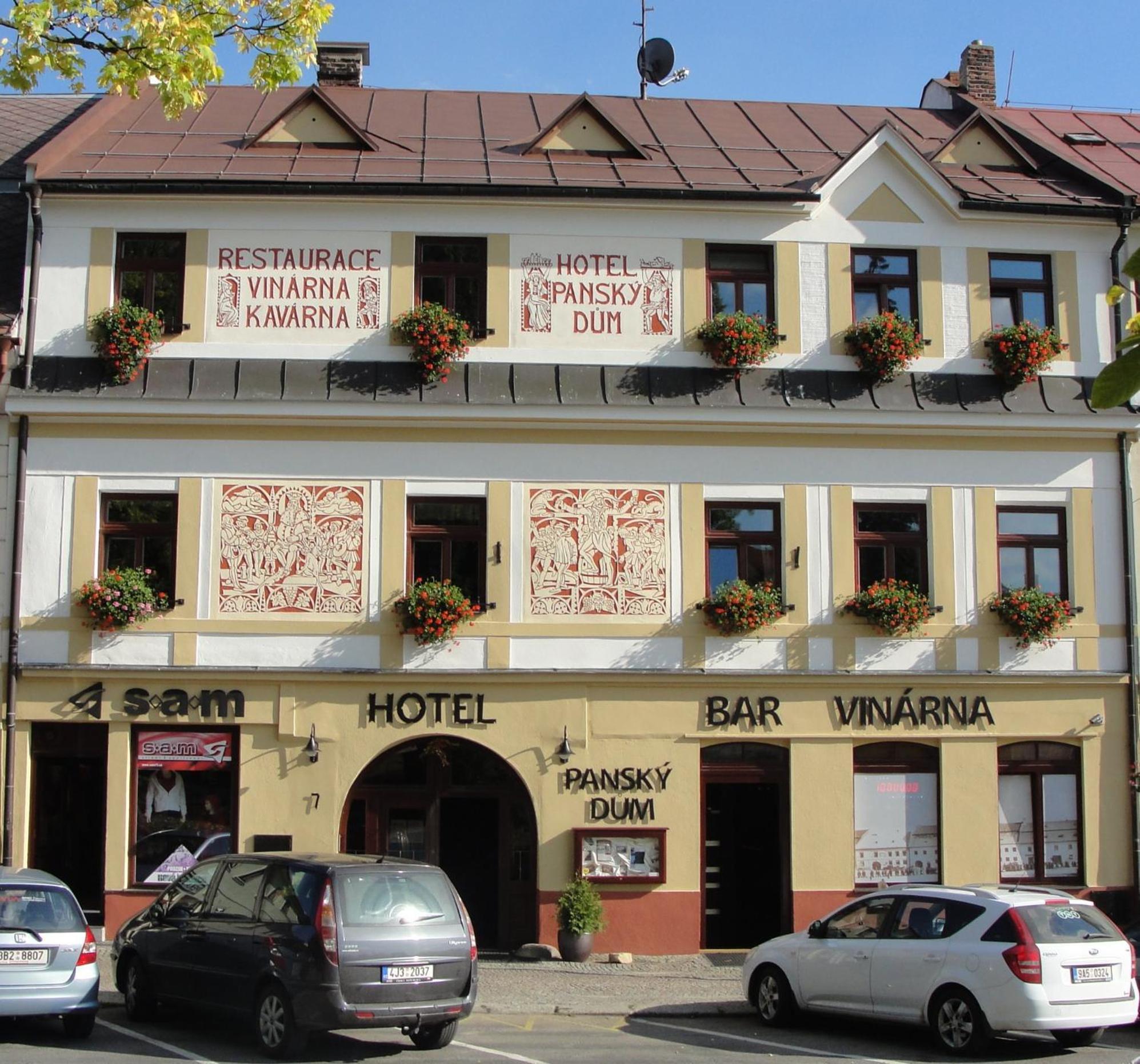 Hotel Pansky Dum Nove Mesto na Morave Kültér fotó